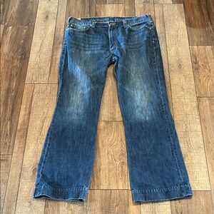 Carhartt Men's Bootcut Jeans in Deep Blue